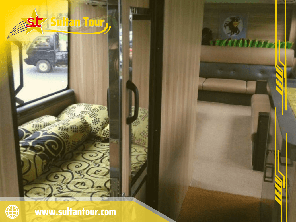 Scania Luxury - Big Bus - 16S + Sofa + Kamar Tidur