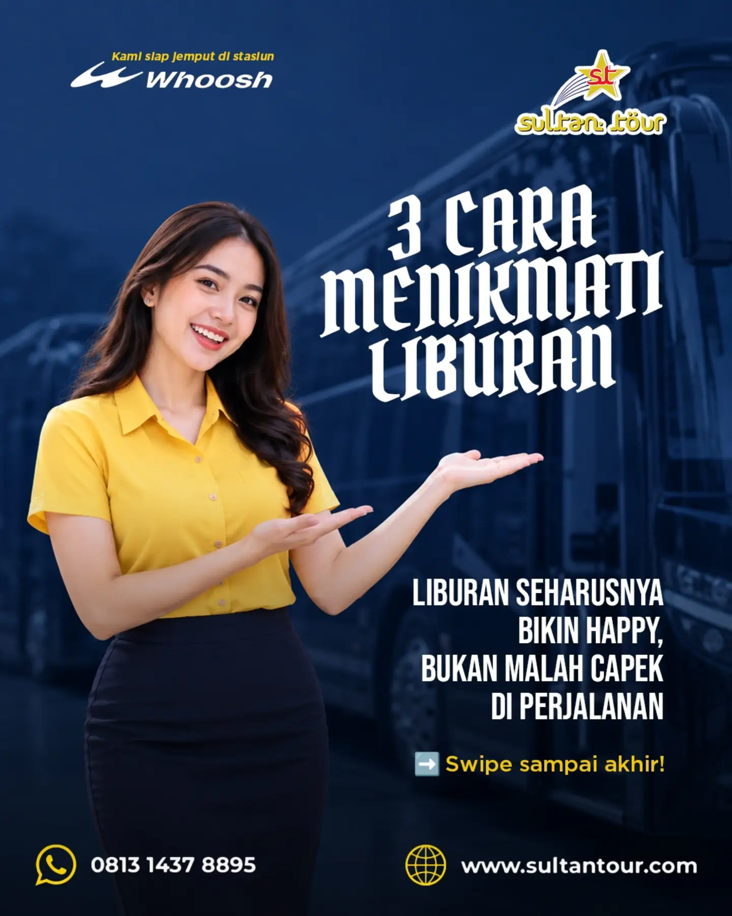 Nikmati Liburan Nyaman Bersama Armada Bus Mewah Sultan Tour