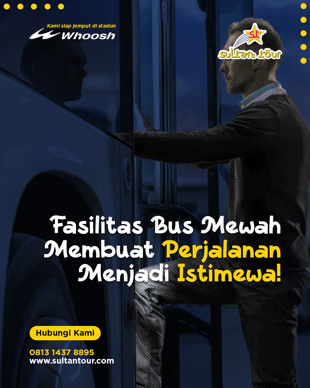 Fasilitas Bus Mewah Membuat Perjalanan Menjadi Istimewah Dengan CV Sultan Tour